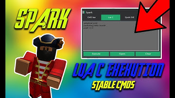 [LUA C EXE.]   NEW  EXPLOIT: SPARK [WORKING] LUA C EXECUTOR W/ STABLE CMDS AND SCRIPT PACK