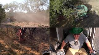 Insane 4 Camera Timberpro TL725C Forestry Mulching Ride Along