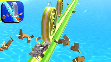 Spiral Roll - All Levels Gameplay Android,ios #174