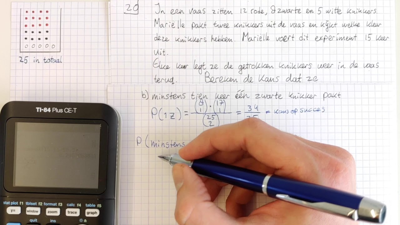 5 vwo wiskunde A hoofdstuk 9 opgave 20 Getal en Ruimte editie 11