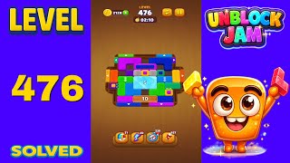 Unblock Jam Level 476 Walkthrough Solution