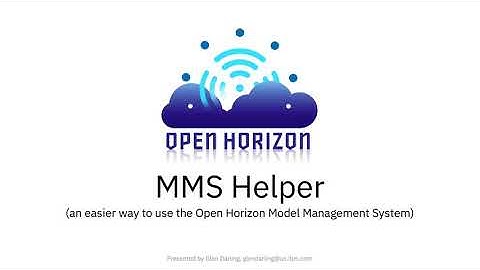 Open Horizon Model Management System Helper