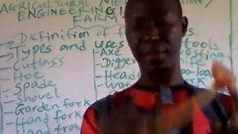 AGRIC MECHANIZATION 1; 1OF 2 V