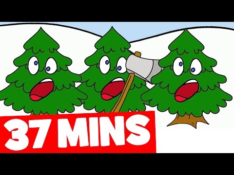 Three Christmas Trees Song and More | 37 mins Christmas Songs Collection for Kids