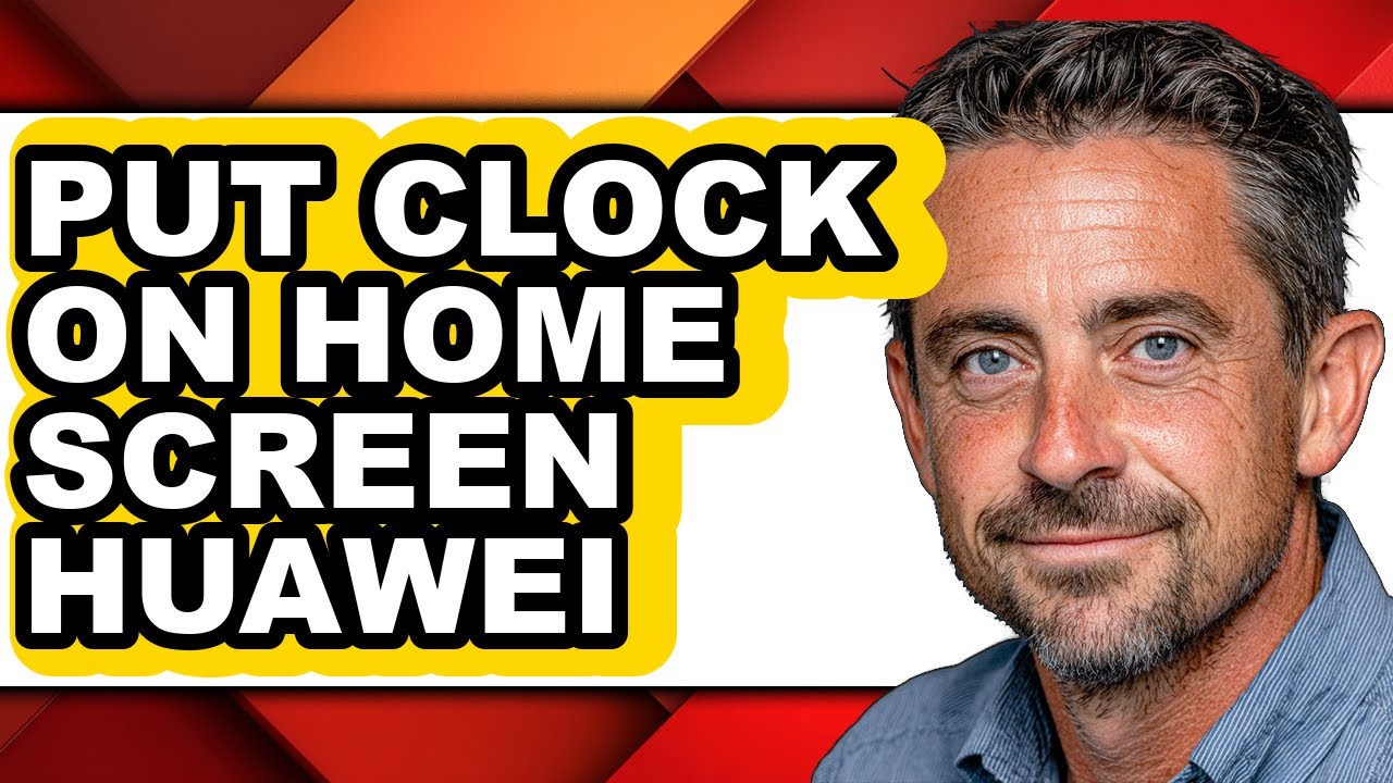 How to Put Clock on Home Screen Huawei - Full Guide - YouTube