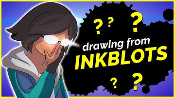 🔴 Drawing What I See in Random Inkblots!