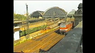 DR 1990: Halle Hbf, Görlitz, Dresden Hbf, die letzten Bilder der Deutschen Reichsbahn - Zugabe 2