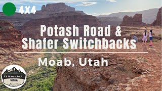 Potash Road to Shafer Switchbacks  4x4 Jeep Trail  Moab, Canyonlands, Deadhorse State Park, Easy