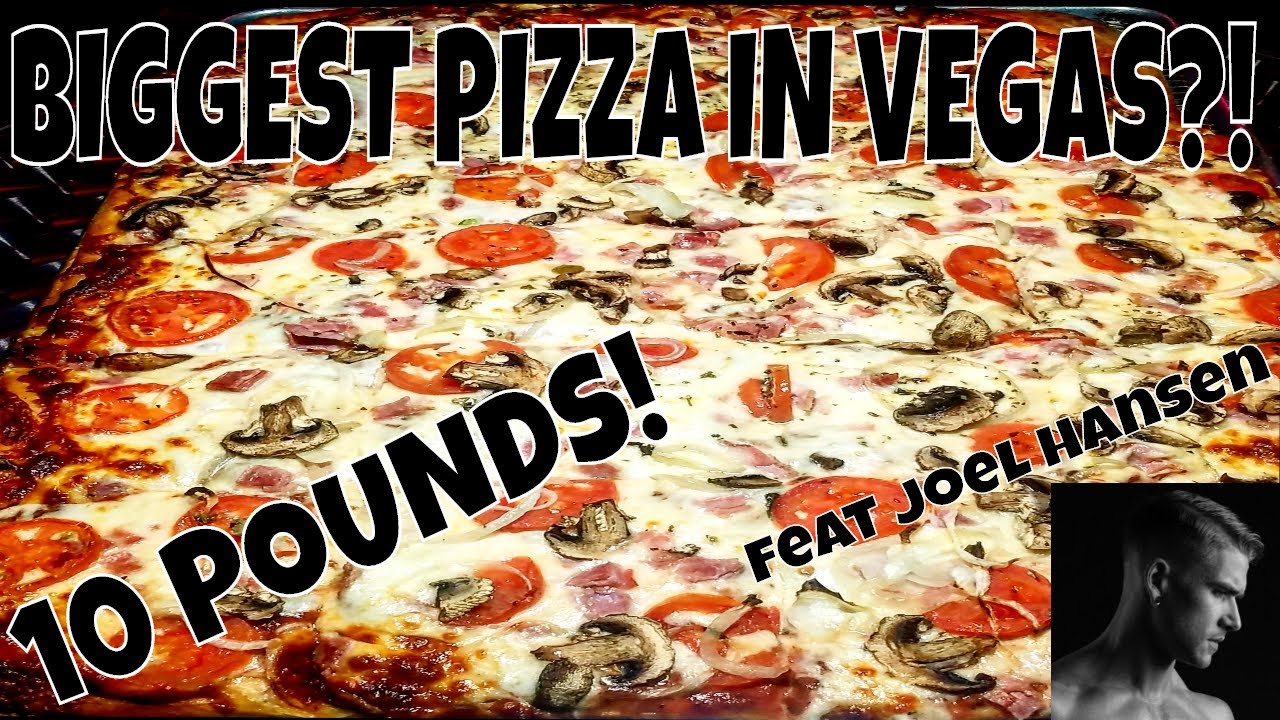 BIGGEST PIZZA IN VEGAS Naked City Pizza Fricken Huge Pizza Feat Joel Hansen YouTube