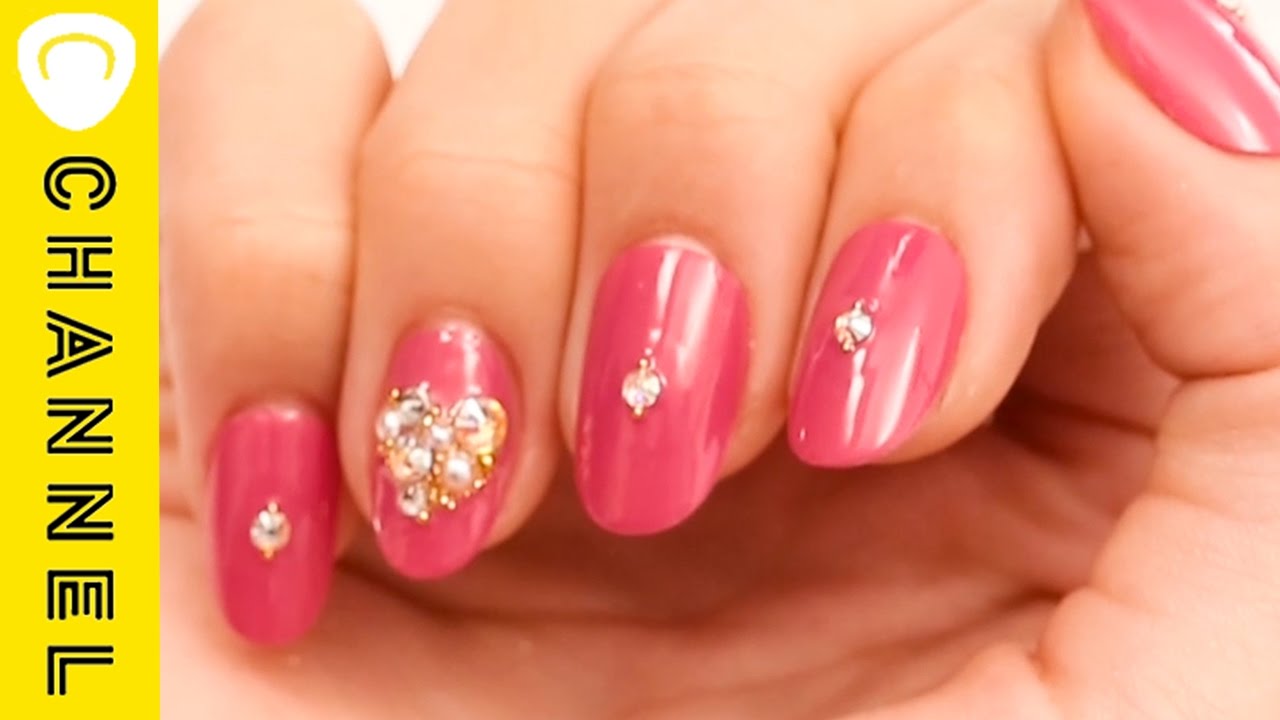 バレンタイン ハートネイル Valentine S Day Heart Nail Art Tutorial Youtube