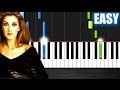 Celine Dion - My Heart Will Go On - EASY Piano Tutorial by PlutaX