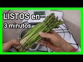 Como cocinar ESPARRAGOS (2)