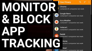 TrackerControl Monitors and Blocks App Tracking on Android screenshot 5