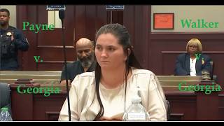 Georgia Supreme Court Oral Argument (Hannah Payne Case)