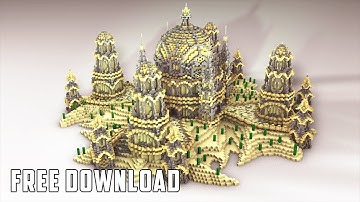 Minecraft Timelapse | Speedbuild Free / Creative / Citybuild - Spawn 2/3 + Free Download [HD]