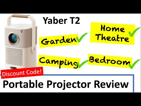 Does the Yaber P2 Projector tick all the boxes? Portable, Home, Garden, Camping - Review / Discount
