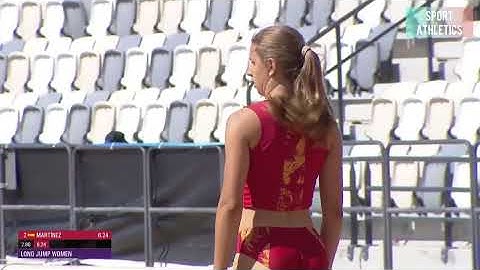 Thumbnail of Laura Martinez   European 2022 Long Jump U18 Final #shorts 18