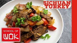 In today's episode of wok wednesday, jeremy shows us what to do with
our leftover christmas turkey and a school spicy sichuan stir-fry kit!
be sure to...