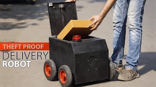 RC Delivery Robot with Theft Detection For Food & Ecommerce | Raspberry Pi