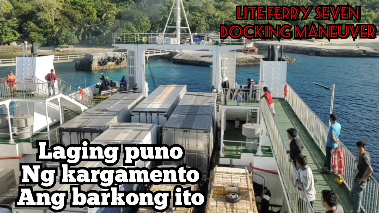 ACTUAL NA DOCKING MANEUVER NG MV LITE FERRY SEVEN SA OSLOB PORT/MADALI LANG MAKABISADO NI CAPTAIN