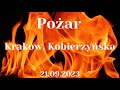 Pożar - Kraków, Kobierzyńska (21.09.2023)