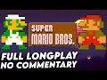 Super Mario Bros. Two Player Co-op Rom Hack - Full Longplay No Commentary - (NES / Famicom)