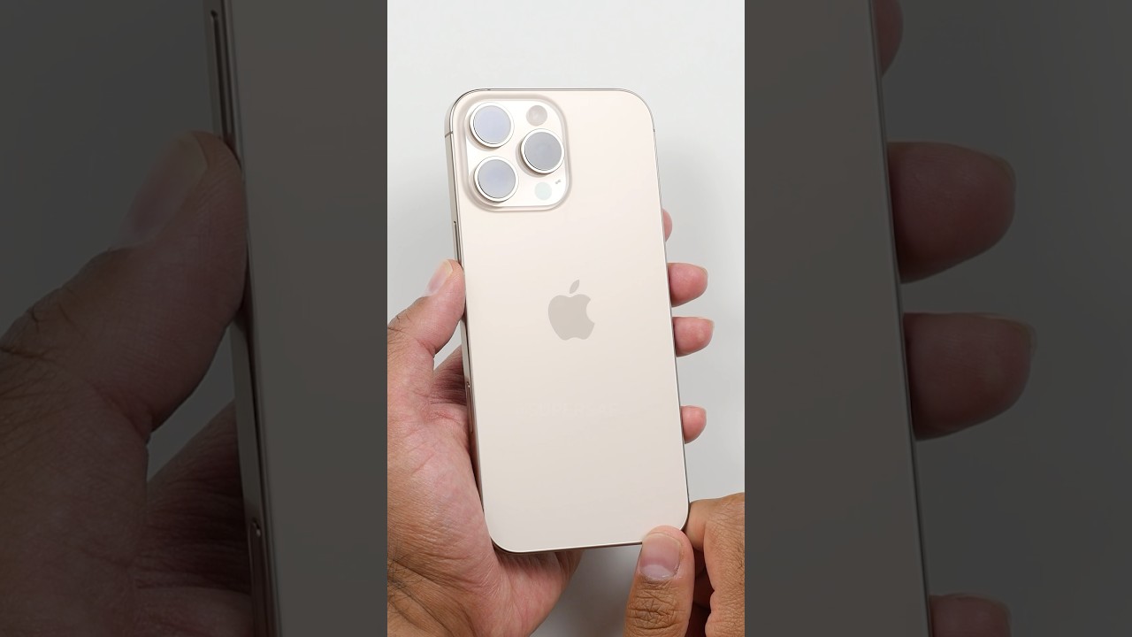 iPhone 16 Pro Max Desert Titanium Unboxing 😍