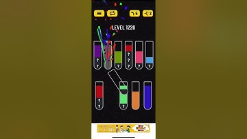 Water Sort Puzzle level 1220
