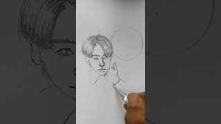 Jikook drawing fanart #fanart #jungkook #jimin #bts .shorts