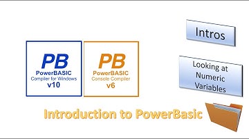 Introduction to Programming using the PowerBasic Windows and Console compilers - Numeric Variables