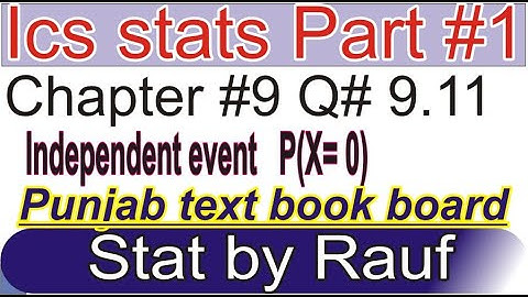q11 ch9 ics stat part1 part1 statistics /statsrauf