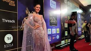 Priyanka Chahar Choudhary Looks Beautiful In White Dress At RedCarpet of IWM Buzz Digital Award 2024