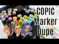 Copic Marker Alternative? FineColour Brush Marker Review + Demo
