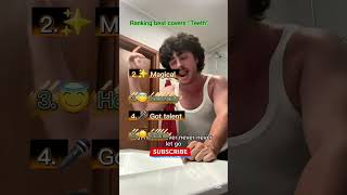 Ranking best singing moments "Teeth" covers – Who did it best? 🎧🎤 #shorts #teeth #5sos #covers