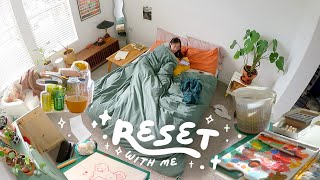 RESET WITH ME For The New Year 🌟 reorganizing & cleaning, setting intentions, & planning!