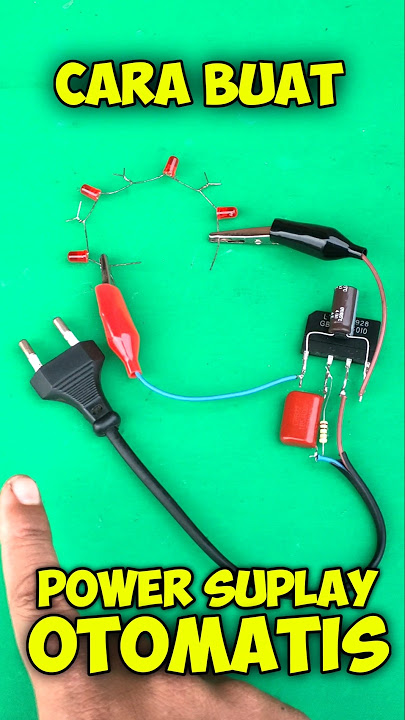 How to Make an Automatic Power Supply 3v - 50V