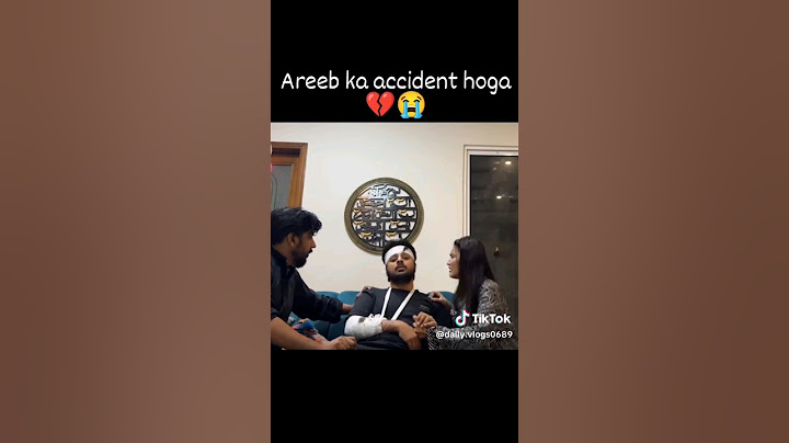 Areeb ka accident hogya 😭#areeb #iqrakanwal