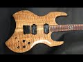 Custom Guitar Build - The Chimera - Quilted Maple Top