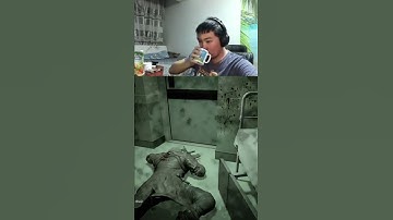 Always take a sip before you rage! 🙂😡#residentevil3 #twitch #speedrun #shorts