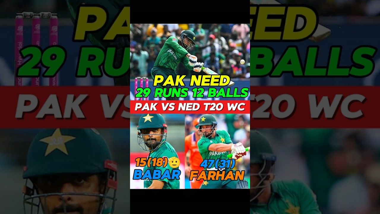 PAK VS NETHERLANDS MATCH TOP 5 MOMENTS🥶