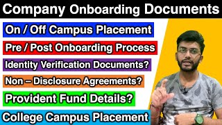 What are the documents required during the Onboarding Process of a Software Engineering Company? screenshot 4