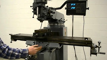 Enco 4VS 10" x 54" Vertical Milling Machine, 3HP, DRO