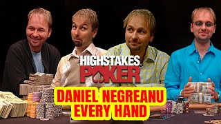 Every Poker Hand Daniel Negreanu Ever Played On High Stakes Poker Mega Compilation
