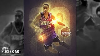 Create a Basketball Sport Poster in Photoshop CC