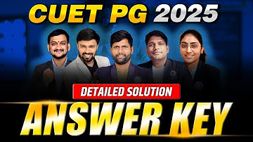 CUET PG Mathematics Answer Key 2025 - Detailed Questions Paper Solutions