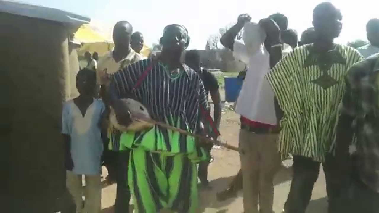 Sambo Adabire Aburiya at a funeral in Sumbrungu (northern Ghana)