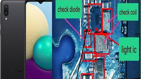 Samsung A022 lcd light solution/Samsung A02 display light