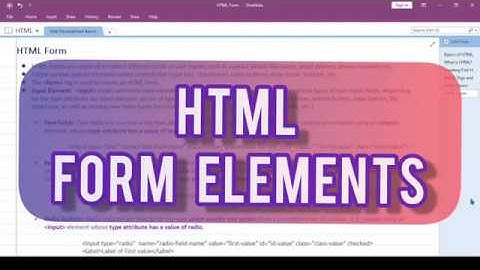 Part 2.4 - Form in HTML | Inputs | Radio Buttons | Checkbox | Select | Textarea etc. | HTML Basics