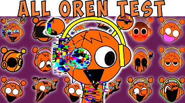 ALL OREN CHARACTERS | FNF Character Test | Gameplay VS Playground
