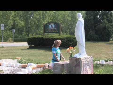 Pilgrims Honor Blessed Kateri Tekakwitha
